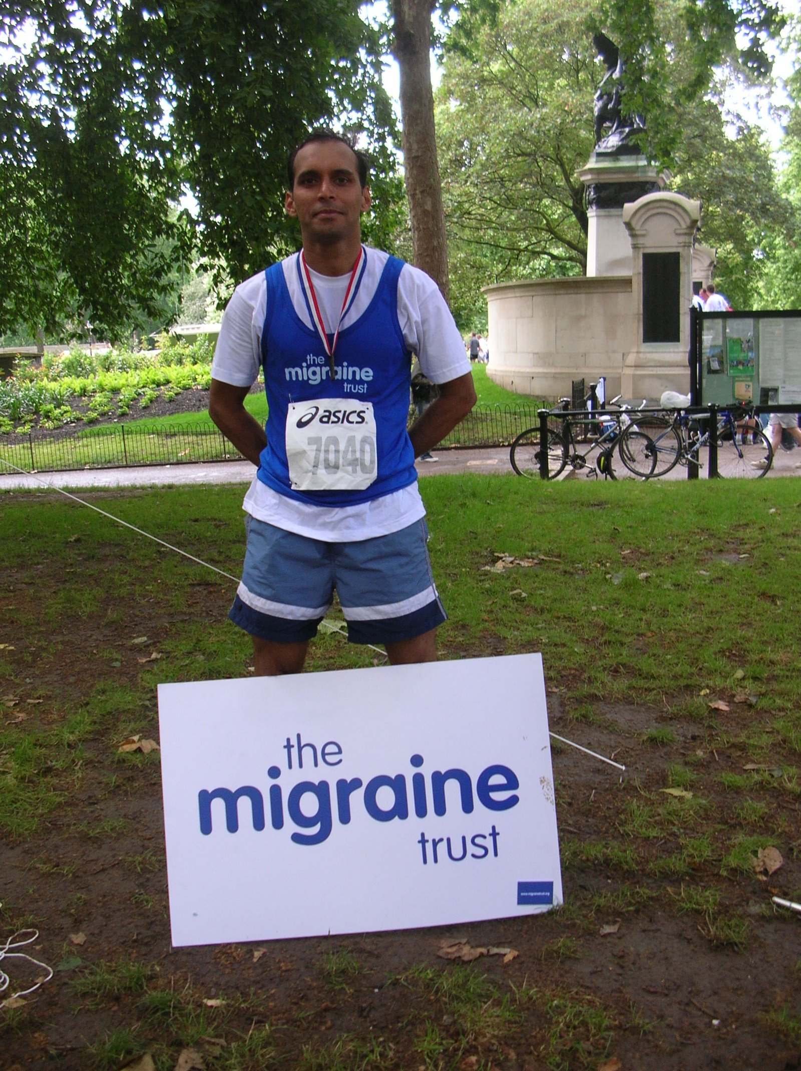Charity run photograph