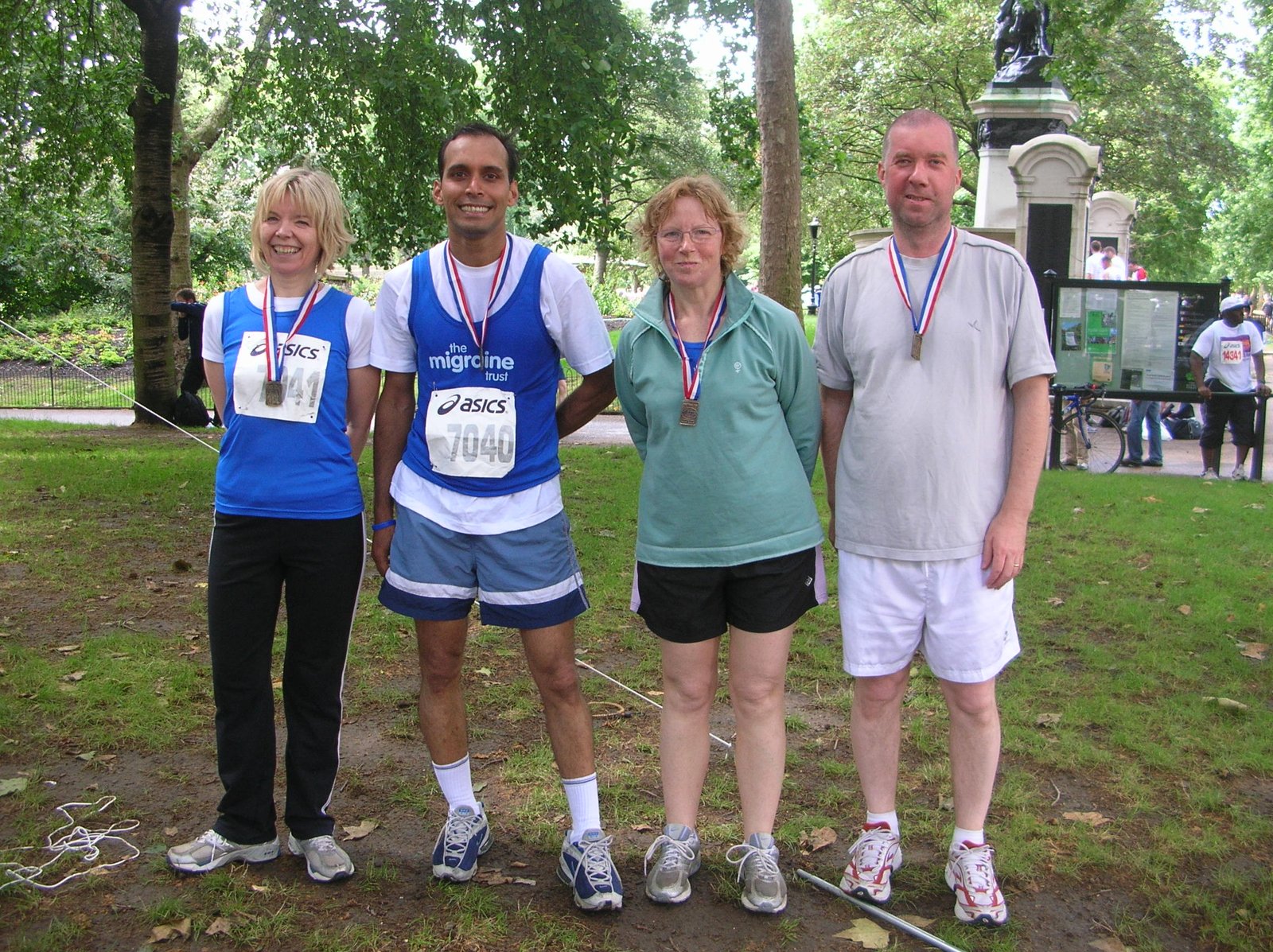 Charity run photograph