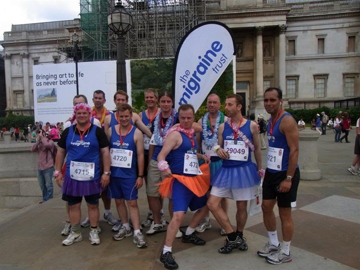Migraine Trust charity run photograph